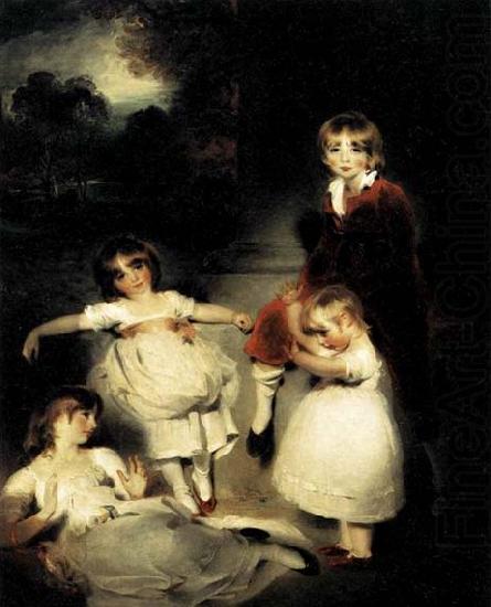 Sir Thomas Lawrence Portrait of the Children of John Angerstein oil painting picture